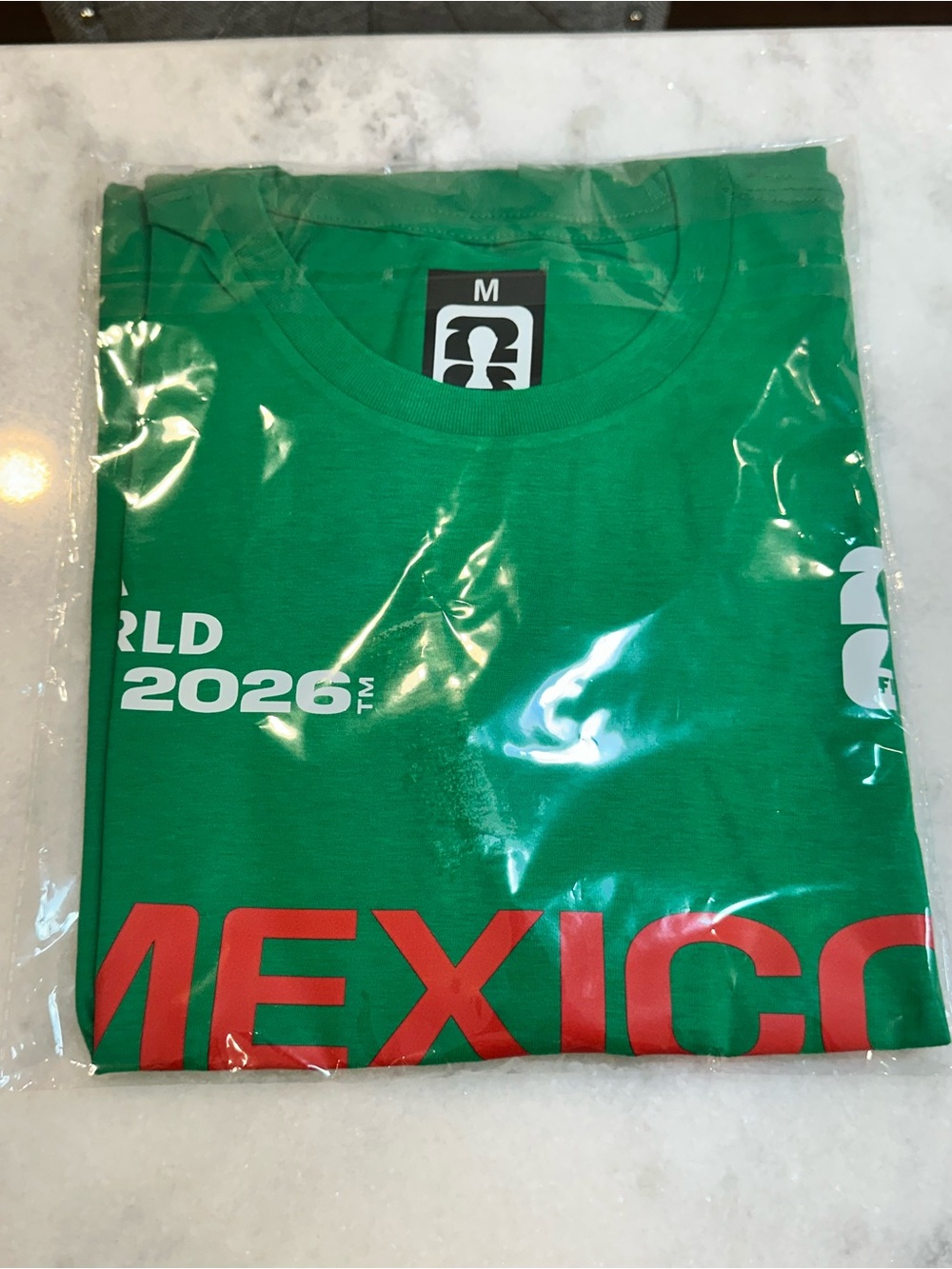 FIFA World Cup 2026 Authentic Mexico Green T-Shirt, Size Medium - Picture 9 of 10